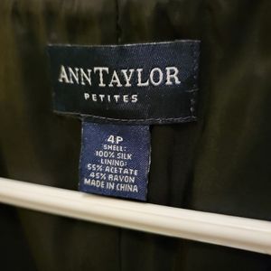 Ann Taylor Petite "Wrap-Around" Black dress, Size 4P,